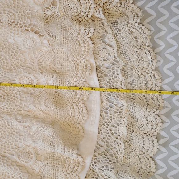 Cottagecore Boho Hippie Crocheted Skirt - Picture 6 of 7